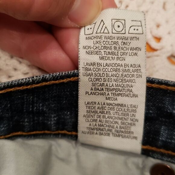 Vintage Lee Riders Bootcut Blue Jeans Sz 9M - Picture 7 of 7